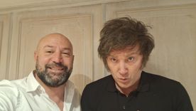 Diego Spagnuolo y Javier Milei