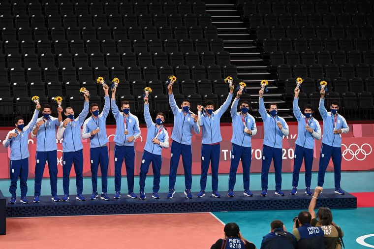 Argentina se colgó la medalla de bronce como en Seúl 88 Foto: Télam