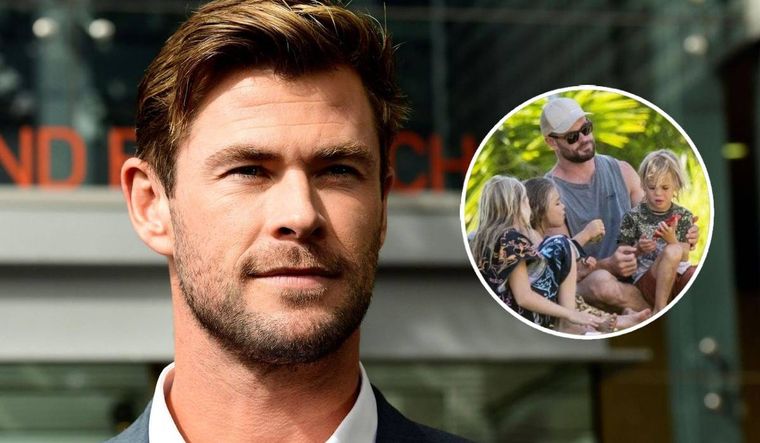 Chris Hemworth tiene tres hijos junto a Elsa Pataky.