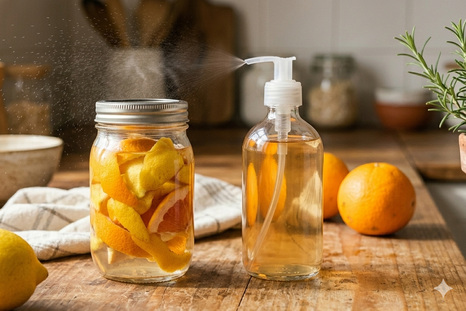 Las cáscaras de cítricos pueden reutilizarse para crear aromatizantes naturales y multiusos caseros. Foto: Gemini IA Las cáscaras de cítricos pueden reutilizarse para crear aromatizantes naturales y multiusos caseros. Foto: Gemini IA