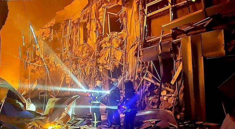 Los aviones rusos se hicieron sentir durante la noche. Foto: LaVanguardia.