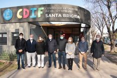 Manes participó ayer de su primera recorrida de campaña.