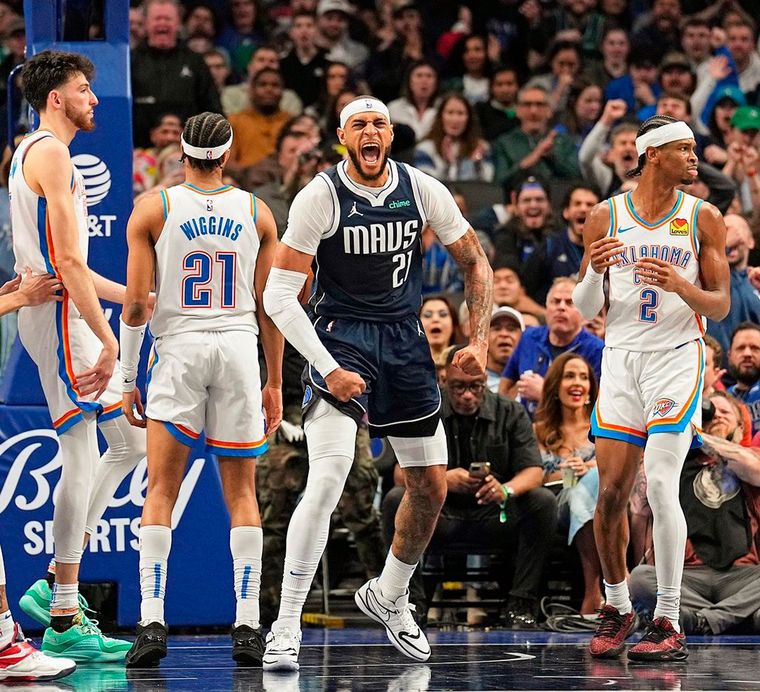 ¡Implacable! Daniel Gafford lleva 28 tiros de campos sin fallar. Foto: @big.dandan