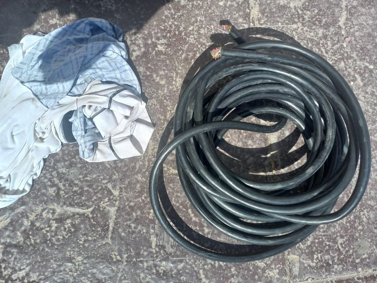 Cuatro sujetos fueron detenidos por robo de cables Foto: Imagen de archivo / Ministerio de Seguridad de Mendoza