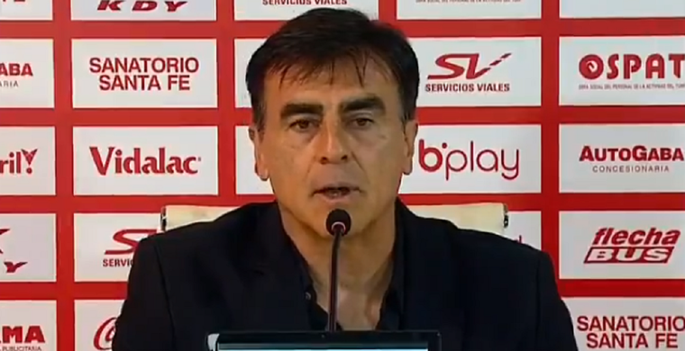 El DT habló tras la derrota. Foto: Captura