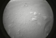 La NASA difundió dos imágenes de Marte tomadas por el Perseverance a su llegada al planeta. Foto: NASA