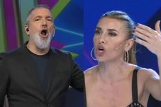 La periodista y el conductor, enfrentados en vivo por un debate político.