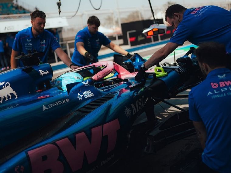 Alpine completó más de 1000 vueltas en la pretemporada y llega con optimismo al arranque del campeonato.