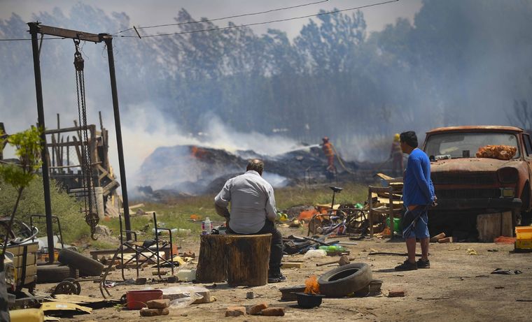 La mayoría de los focos de incendio pudieron ser sofocados. Foto: Télam