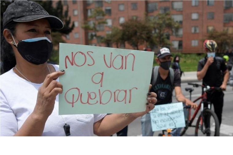 Esta semana hay protestas convocada en Colombia en contra de la reforma. Varios partidos ya han anunciado su rechazo. Foto: AFP