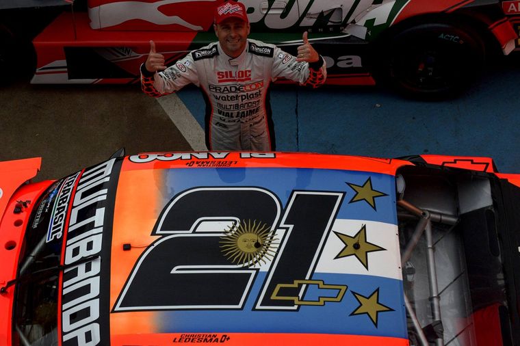 Christian Ledesma, el póleman del sábado. Foto: ACTC