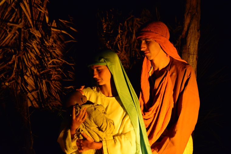 La puesta de escena la llevan a cabo más de 150 jóvenes. Foto: prensa de Navidad junto al lago. La puesta de escena la llevan a cabo más de 150 jóvenes. Foto: prensa de Navidad junto al lago.