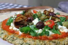 Una pizza diferente y muy sabrosa.
