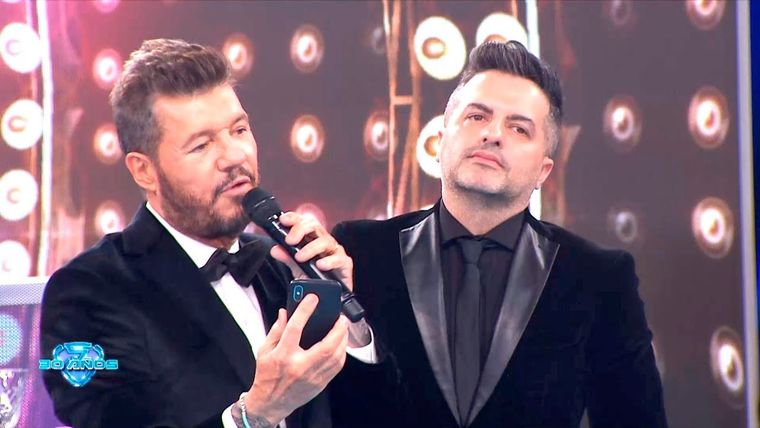 Marcelo Tinelli y Ángel de Brito