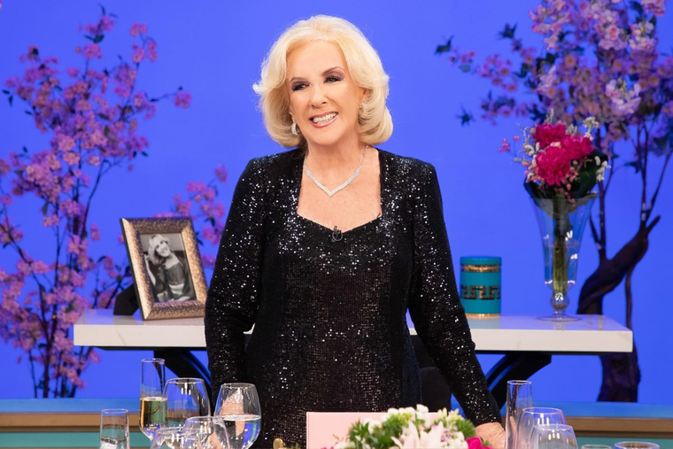Mirtha Legrand y Andy Kusnetzoff en otro round por el rating Foto: Instagram @mirthalegrand
