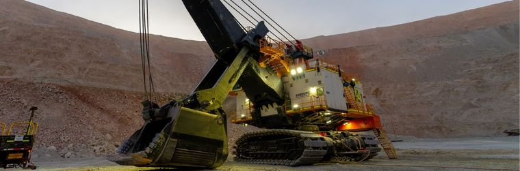 Pala Komatsu 4800 XPC Foto: Publicada por BHP.com