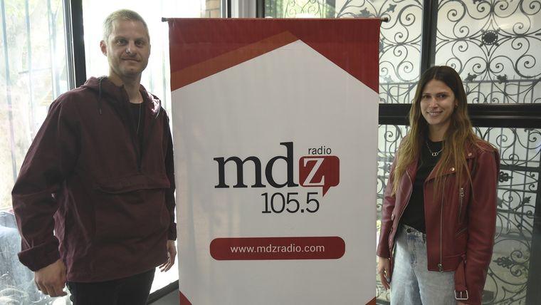 Los organizadores de la fiesta en MDZ Radio Foto: Rodrigo DAngelo / MDZ