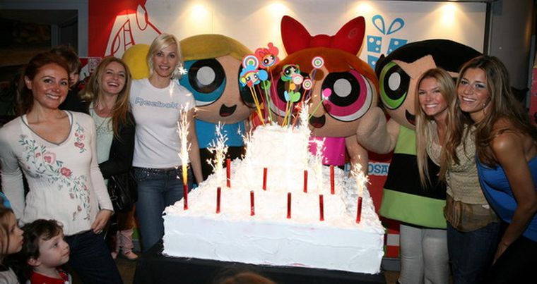 Algunas de las celebrities presentes en el cumpleaños. Foto: Gentileza Personally