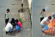 El momento del estallido, según una captura de video. Foto: Cctv.