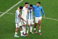 Messi tuvo una celebración medida en el pase de Argentina a la final de Qatar 2022. Foto: EFE