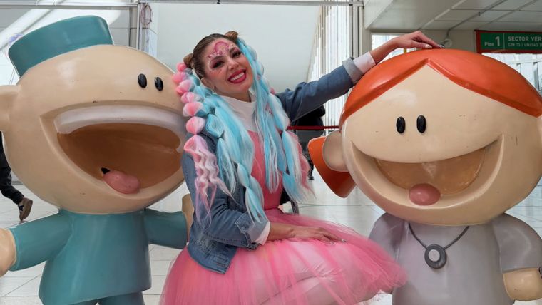 Virginia Gallardo visitó el Hospital Garrahan y publicó su intervención en redes sociales.