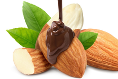 Dulce tentación: receta de almendras bañadas en chocolate.