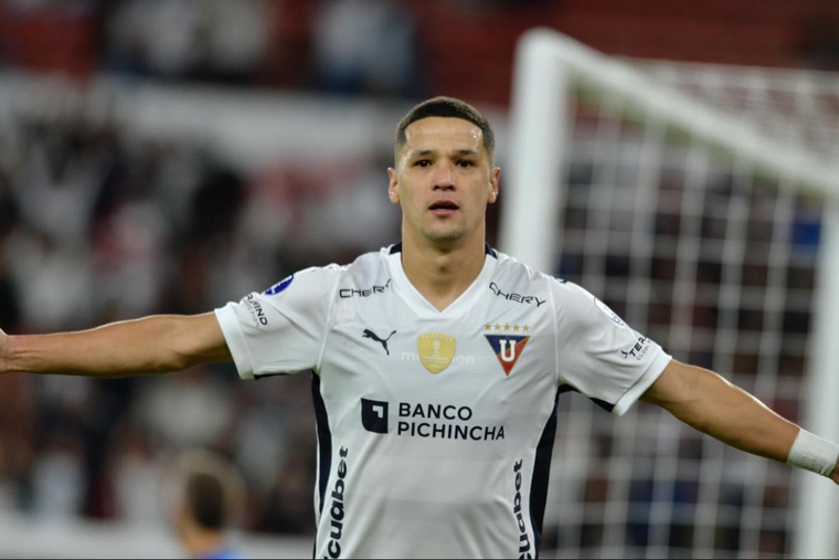 Alex Arce la rompe en Liga de Quito y podría ser traspasado al fútbol de Brasil. Foto: Instagram