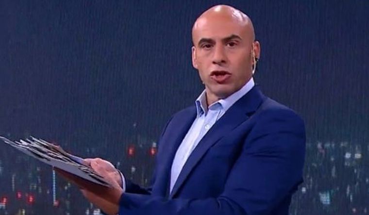 Se filtró al aire un chat de Trebucq preocupado por el rating Foto: Captura de TV