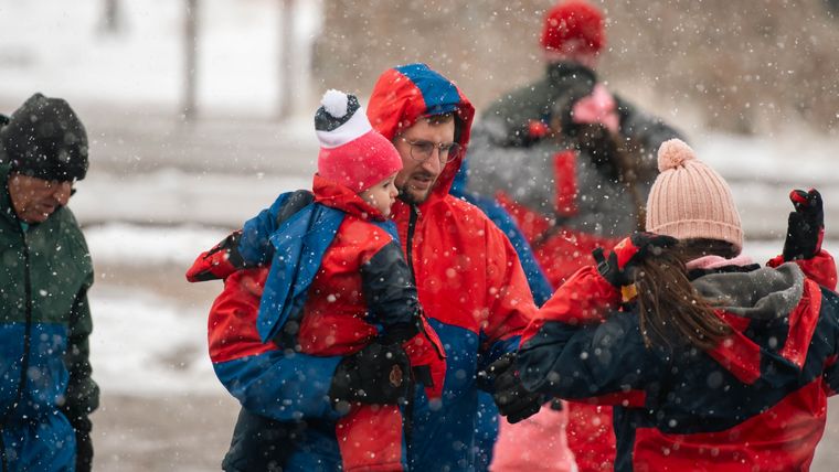 Nieve y ráfagas de viento para el sur del país, según el Servicio Meteorológico Foto: Santiago Tagua/MDZ