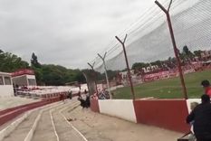 La gente se refugió como pudo
