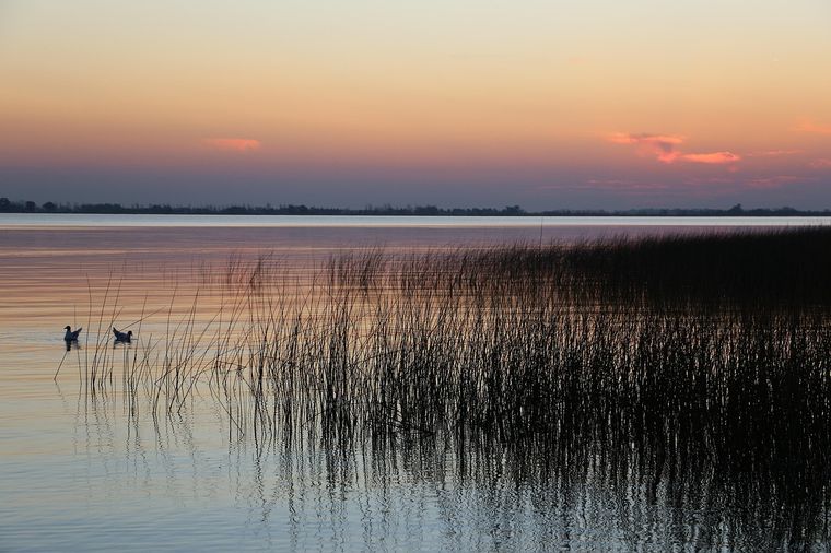 Los atardeceres en Chascomús obligan a bajar un cambio.