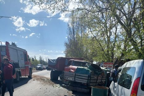 Imágenes del accidente Foto: Ministerio de Seguridad