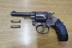 Un revólver secuestrado a la banda Foto: Ministerio de Seguridad