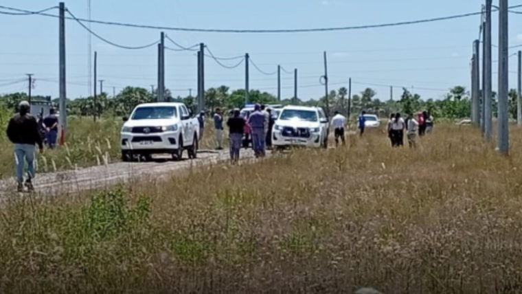 El hallazgo ocurrió en el barrio Procrear.
