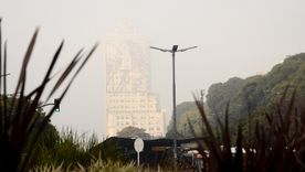 Niebla en la Ciudad de Buenos Aires. Niebla en la Ciudad de Buenos Aires.