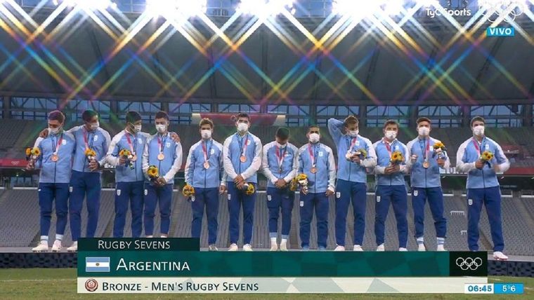 Los Pumas se colgaron la medalla de bronce.