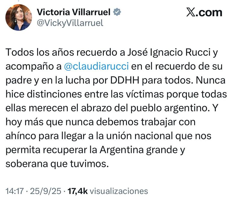 La vicepresidenta volvió a manifestar la crisis que atraviesa la cúpula presidencial.