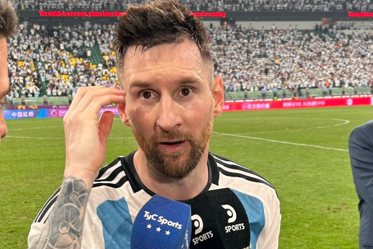 Messi advirtió que la Selección argentina no puede dormirse en lo conseguido Foto: Gastón Edul