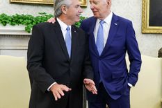 Alberto Fernández y Joe Biden Foto: Noticias Argentinas Alberto Fernández y Joe Biden Foto: Noticias Argentinas