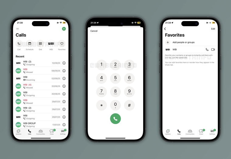 La nueva función Unified Call Hub de WhatsApp para iOS concentra todas las opciones de llamadas en un solo lugar. La nueva función Unified Call Hub de WhatsApp para iOS concentra todas las opciones de llamadas en un solo lugar.