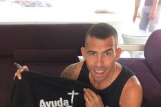 El momento en que el ídolo decidió sumarse a la causa de Ayuda Urbana quedó grabado en el recuerdo de miles de voluntarios Foto: Gentileza Ayuda Urbana