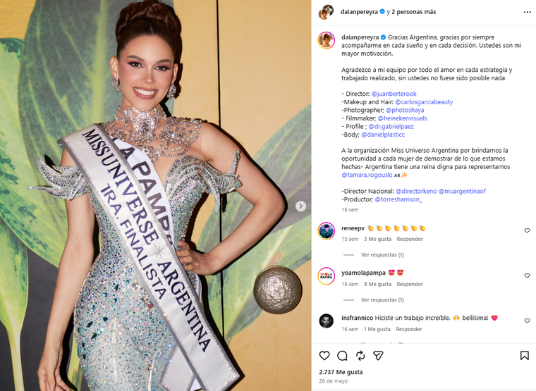 La joven representará en noviembre al país en Puerto Rico. La joven representará en noviembre al país en Puerto Rico.