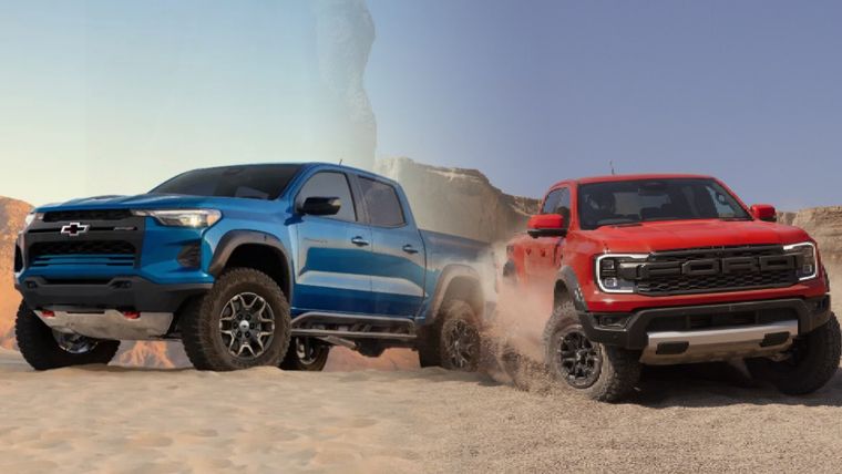 Ford Ranger Raptor vs. Chevrolet Colorado ZR2