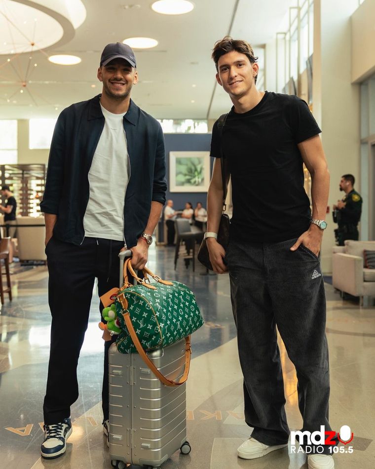 Gerónimo Rulli y Leonardo Balerdi. Gerónimo Rulli y Leonardo Balerdi.