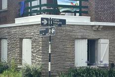 El cruce donde los mendocinos sufrieron el robo de su Toyota Hilux, en pleno centro de Mar del Plata.&nbsp;