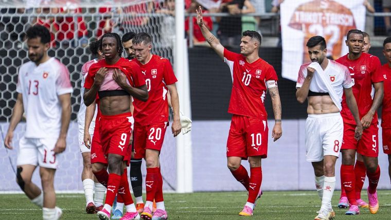 Jordania y una durísima derrota antes del Mundial: fue goleado 4-1 por Suiza en un amistoso.