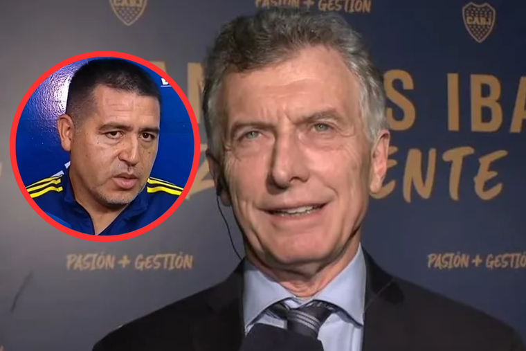 Macri criticó la gestión de Riquelme en Boca Foto: La Nación +