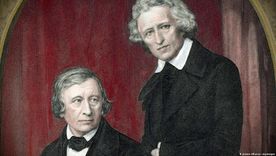 Los Grimm se convirtieron en buenos amigos de poetas románticos como Achim von Arnim (1781-1831) y Clemens Brentano (1778-1842) Los Grimm se convirtieron en buenos amigos de poetas románticos como Achim von Arnim (1781-1831) y Clemens Brentano (1778-1842)