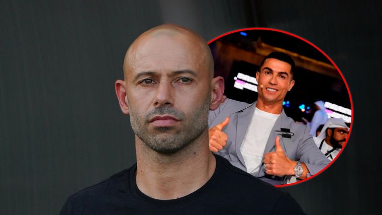 Javier Mascherano se expresó acerca de los dichos de Cristiano Ronaldo. Foto: EFE y Globe Soccer Awards