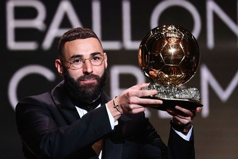 Benzema ganó el primer Balón de Oro de su carrera.